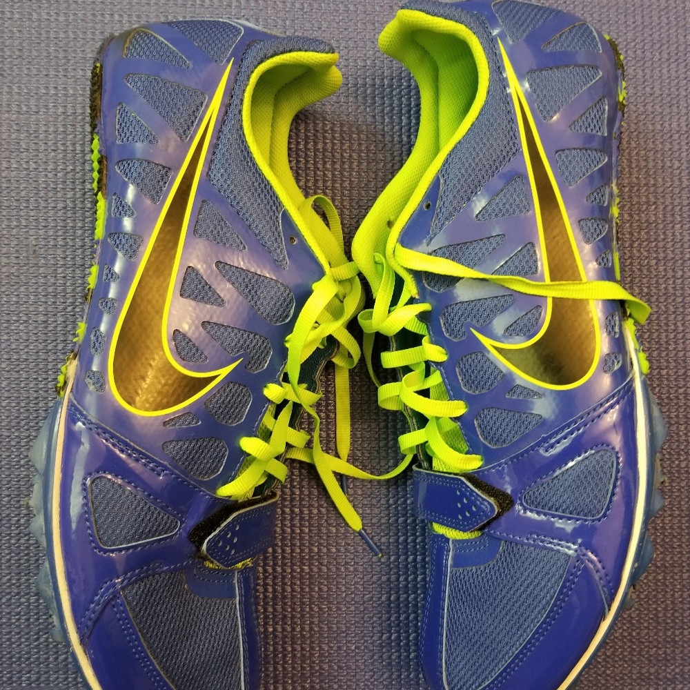 Nike Zoom Rival S Sprinting Blue/Green Shoes 11.5